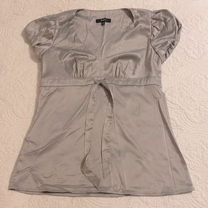 Express silver blouse